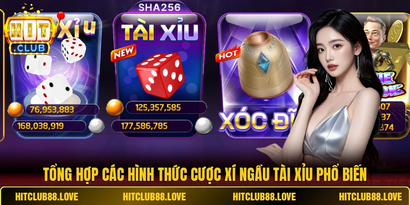 Tổng hợp các hình thức cược xí ngầu tài xỉu phổ biến